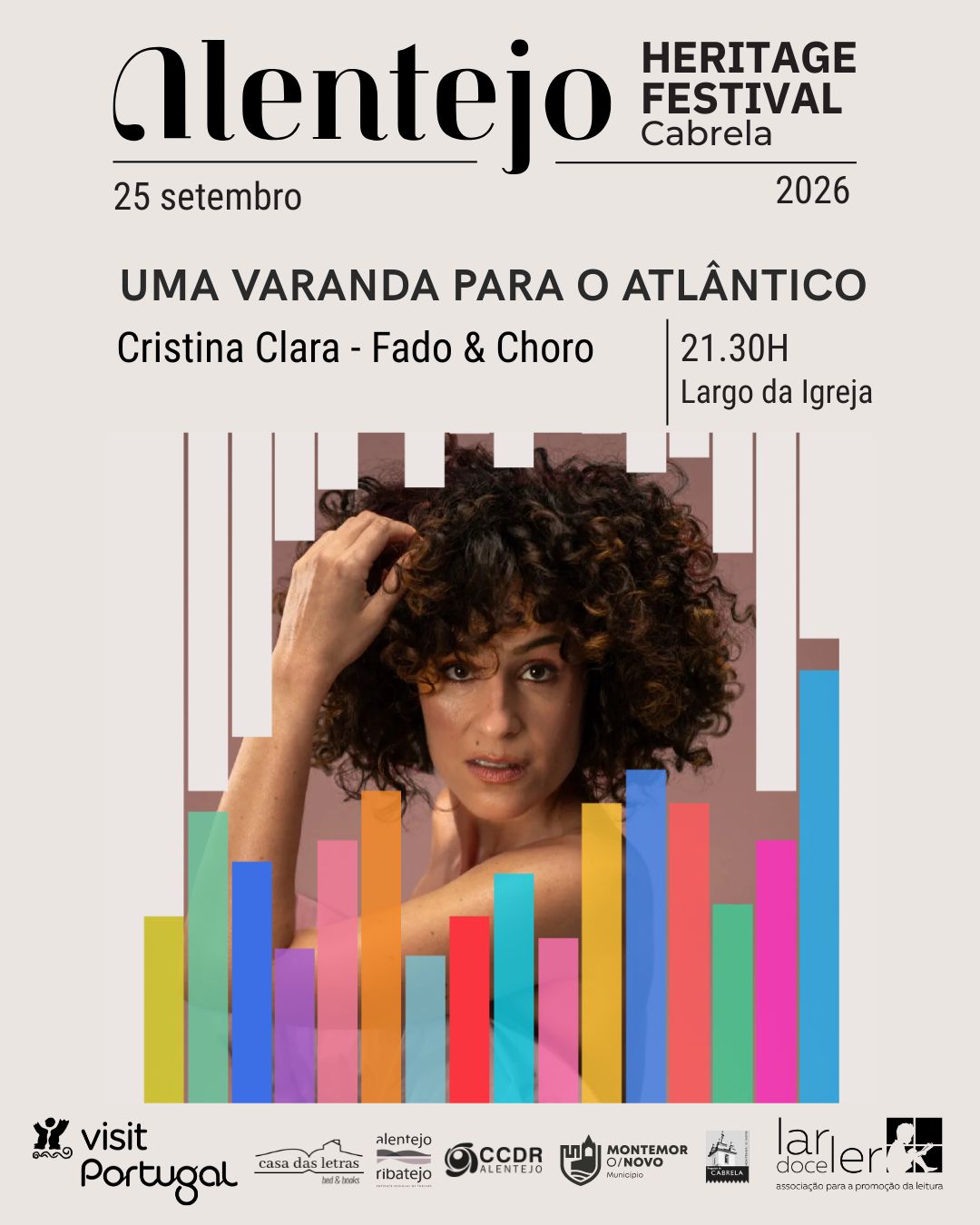 Cartaz de Uma Varanda para o Atlântico, com Cristina Clara.